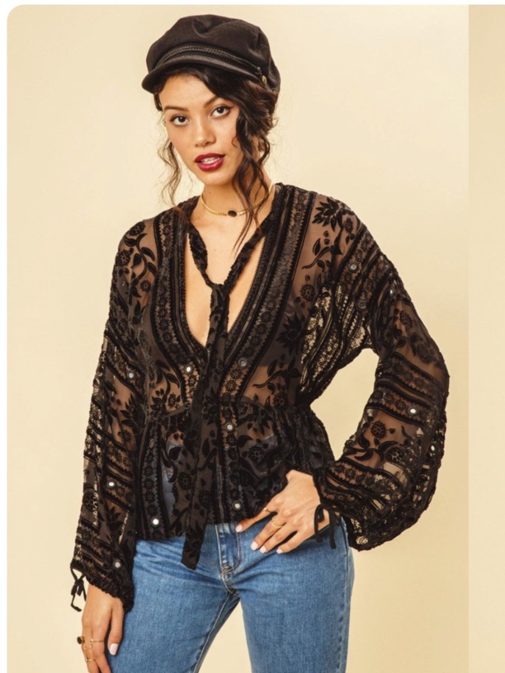 For Love and Lemons J'dore Top